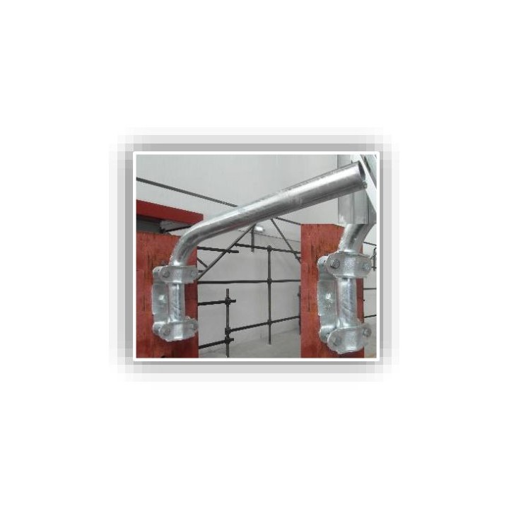 Sujeción para brazo de luminaria corto T30 a T48 (simple)