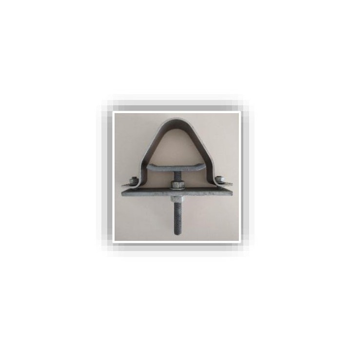 Cepo abrazadera triple con base