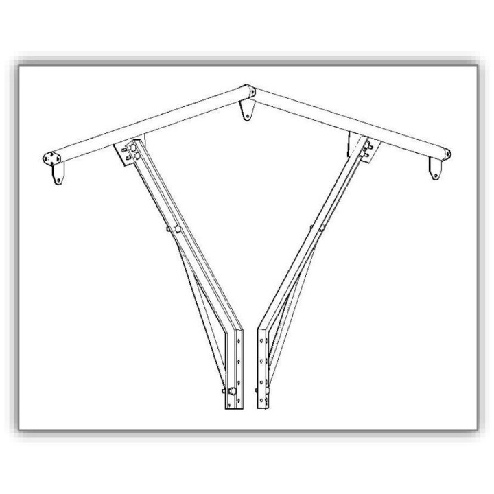 Cruceta tubular antinidos tejadillo