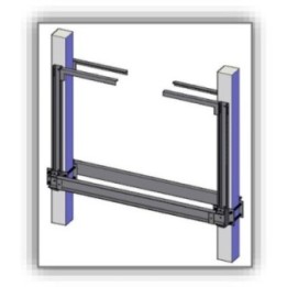 Soporte trafo intemperie con tornillos