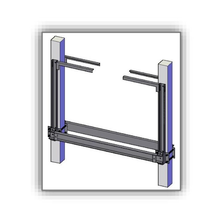 Soporte trafo intemperie con tornillos