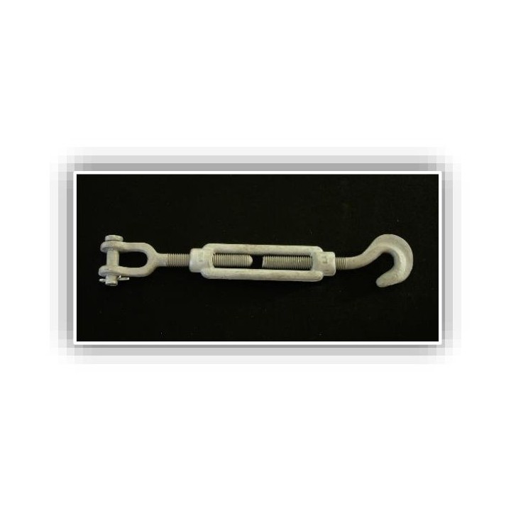 Tensor galvanizado 5/8” (Horquilla y gancho)