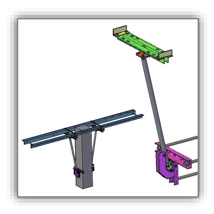 Herramienta extensible para posicionamiento en cruceta